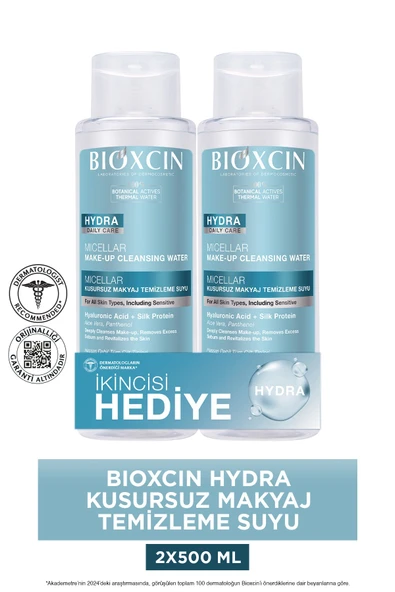 Bioxcin Hydra Micellar Makyaj Temizleme Suyu 500 ml + 500 ml ürün görseli 1