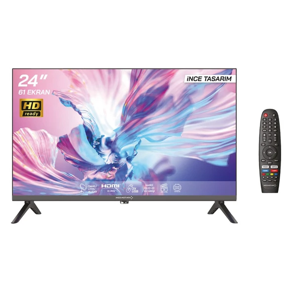 Mediastar 24" 61 Ekran Uydulu Hd LED Tv ürün görseli 1