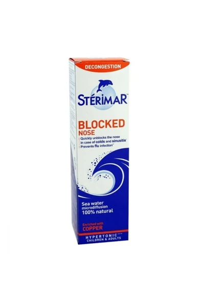 Sterimar Tıkalı Burun Hypertonic Yetişkin 50 Ml-skt:01/2027 ürün görseli 1