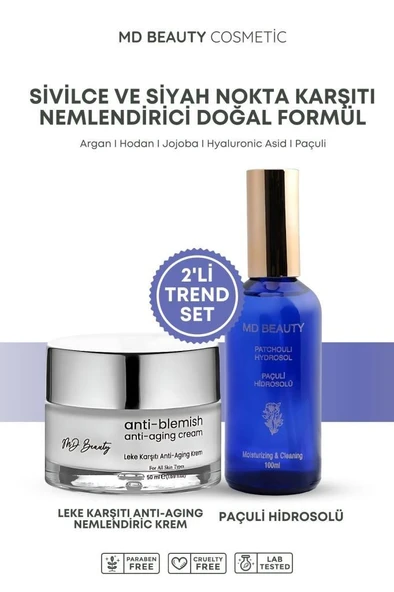 MD Beauty Paçuli Hidrosolü & Nemlendirici Krem Seti ürün görseli 1