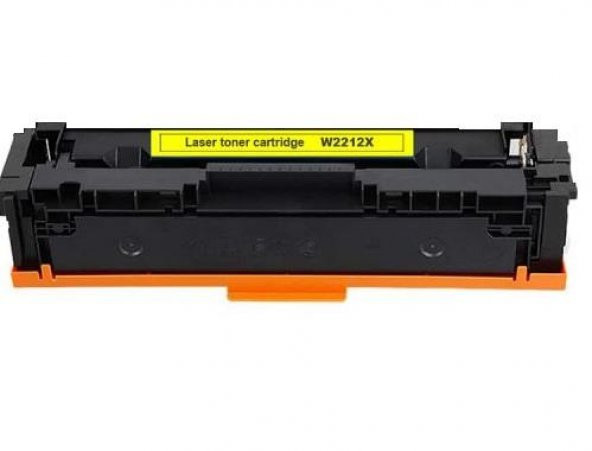 HP UYUMLU W2212X(207X) CHIPSIZ SARI MUADİL TONER ürün görseli 1