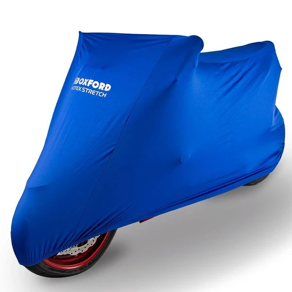 Oxford Motosiklet Protex Indoor Premium Stretch-Fit Kilif Iç Mekan Medium Mavi CV179 ürün görseli 1