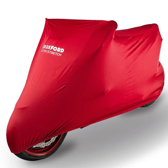 Oxford Motosiklet Protex Indoor Premium Stretch-Fit Kilif Iç Mekan Small Kirmizi CV174 ürün görseli 1
