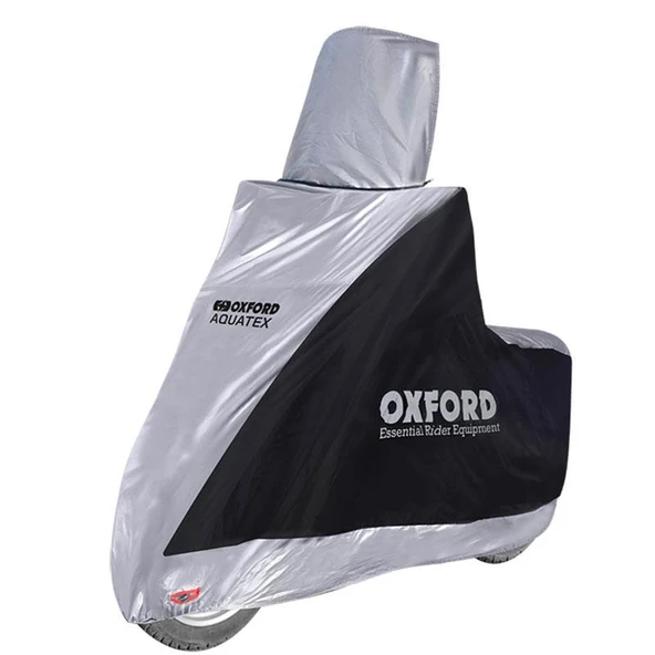 Oxford Motosiklet Scooter Ekranli Aquatex Kilif Small Siyah-Gri CV216 ürün görseli 1