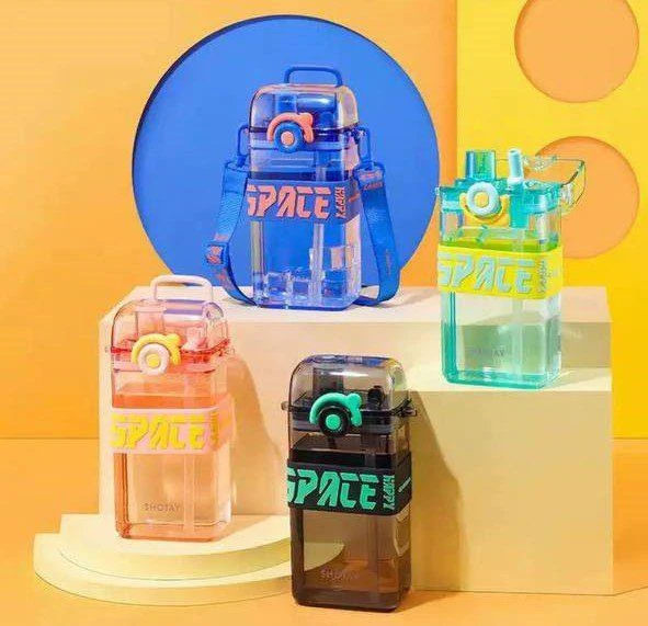 Shotay Su Matarası Space Tritan Pembe 500Ml - Resim 6