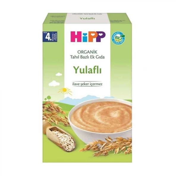 Hipp Organik Yulaflı Tahıl Bazlı Ek Gıda 200 Gr ürün görseli 1