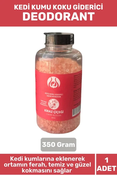 Premium Evcil Hayvan Pet Magnezyum Epsom Tuzu Kedi Kumu Kötü Koku Giderici KİRAZ ÇİÇEĞİ Deodorant ürün görseli 1