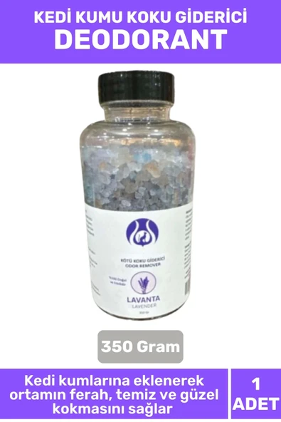 Premium Evcil Hayvan Pet Magnezyum Epsom Tuzu LAVANTA Kokulu Kedi Kumu Kötü Koku Giderici Deodorant ürün görseli 1