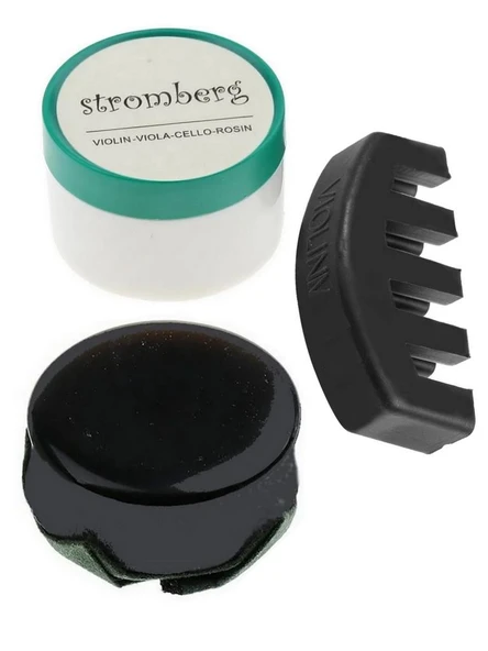 Stromberg Keman Reçinesi + Kauçuk Keman Susturucusu Dark Yuvarlak Kapaklı Reçine ürün görseli 1