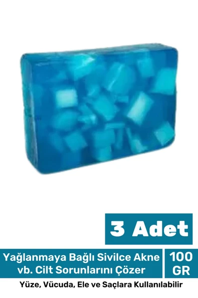 %100 Doğal Güzel Kokulu El Yüz Saç Vücut Cilt Orijinal Bitkisel Kolojen Sabunu 100G - 3 Adet ürün görseli 1