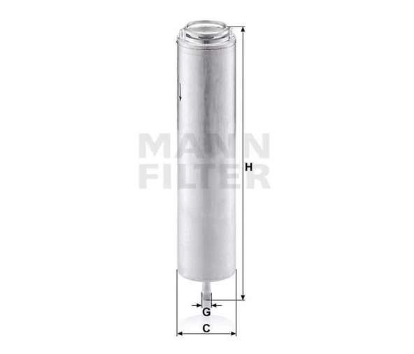 WK5002x YAKIT FILTRESI BMW E81 E82 E87 E88 E90 E46 E60 F10 F06 F07 E65 F01 E83 E70 F15 F16 E70 E71 MINI R55 R56 R57 R59 R60 R61 ürün görseli 1