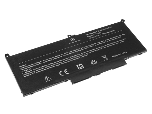 HYPERLIFE Dell Latitude 7280, 7290, 7380, 7390, F3YGT Notebook Bataryası - Ver.2 - 4 Cell ürün görseli 1