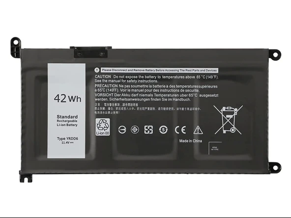 HYPERLIFE Dell Inspiron 5585, 5590, YRDD6 Notebook Bataryası ürün görseli 1