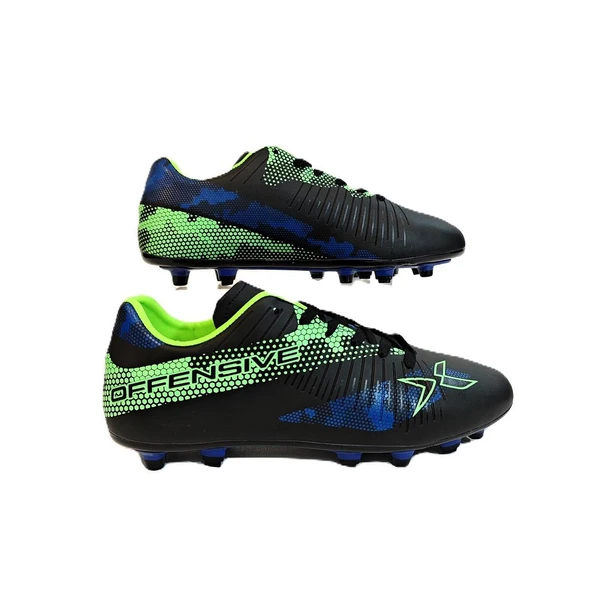 Kinetix Hyde Ag Siyah-Yeşil Krampon Çim Saha Futbol Ayakkabı ürün görseli 1