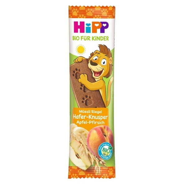 Nessiworld Hipp Organik Şeftali ve Elmalı Meyve Barı 20 Gr ürün görseli 1