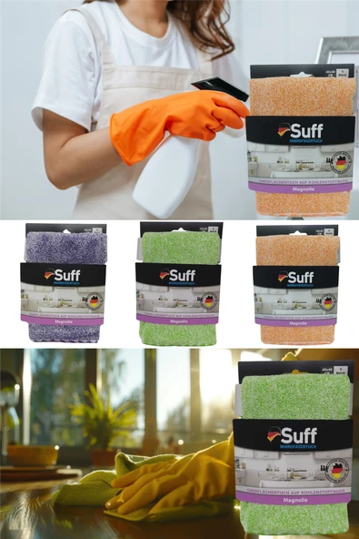 Çok Amaçlı Mikrofiber Temizlik Bezi Cam Ayna Araba Mutfak Toz Alma Fiber Bez 40x40 cm ürün görseli 1