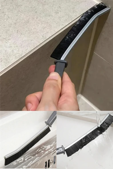 3 Adet Çok Amaçlı Multi İnce Temizlik Fırçası Derz Arası Banyo Mutfak Lavabo Detay Temizleme Fırçası ürün görseli 1