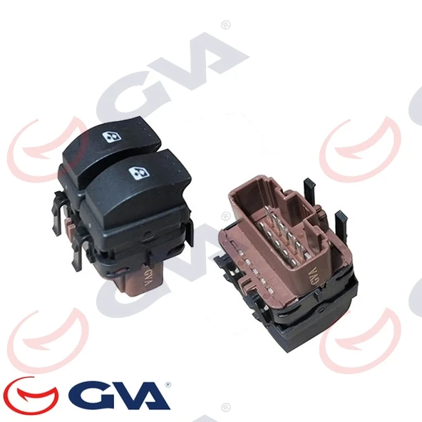 CAM AÇMA ANAHTARI ÖN SOL MEGANE II LM-- ÇİFTLİ 10 FİŞ-ÇİFTLİ ürün görseli 1