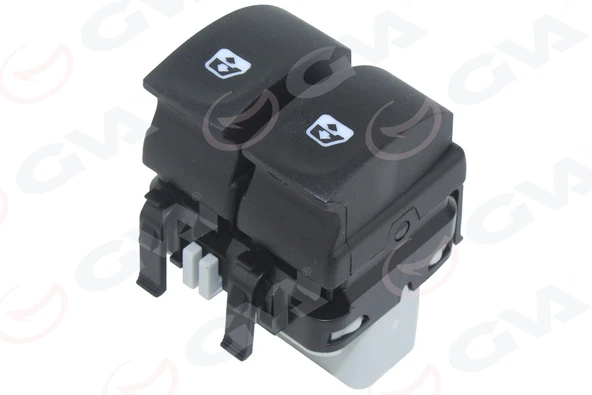 CAM AÇMA ANAHTARI ÖN SOL ÇİFTLİ RENAULT CLIO III 10 FİŞLİ GRİ ürün görseli 1