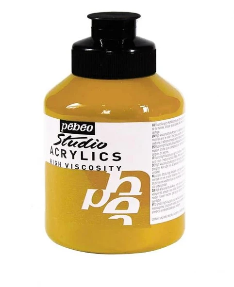 Pebeo Studio Akrilik Boya 500ml 62 Yellow Eart ürün görseli 1
