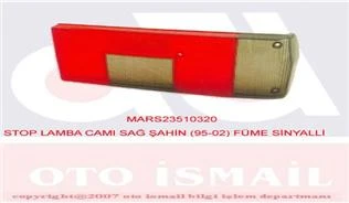 STOP LAMBA CAMI SAĞ ŞAHİN 95-02 FÜME SİNYALLİ ürün görseli 1