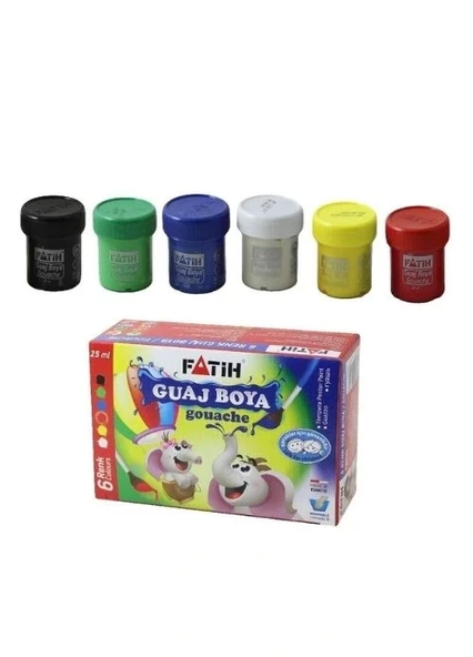 FATİH GUAJ BOYA 6 LI ürün görseli 1