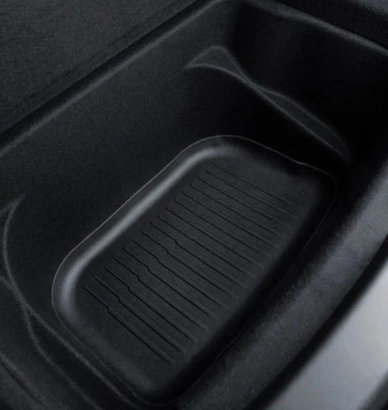 TESLA MODEL Y UYUMLU KAUÇUK ARKA ALT BAGAJ PASPASI ürün görseli 1