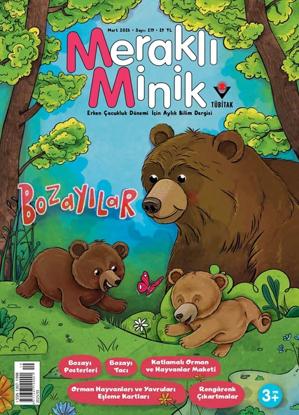 Meraklı Minik Dergi Mart 2025 (3-6 yaş) ürün görseli 1