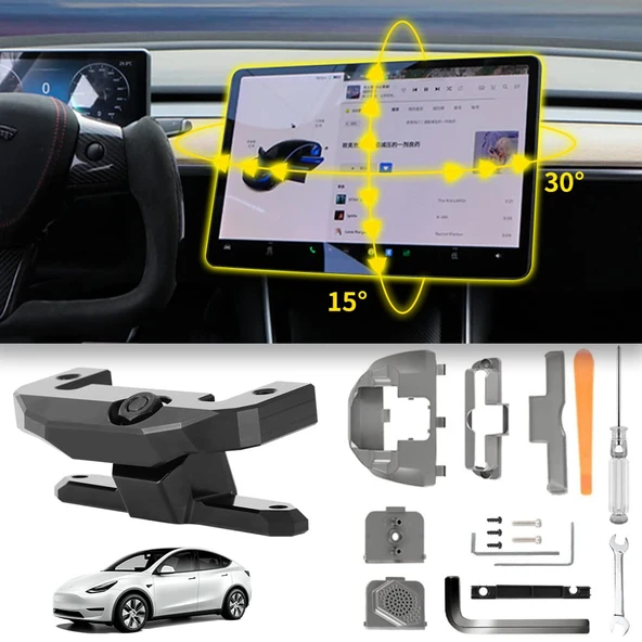 TESLA MODEL 3 - MODEL Y UYUMLU EKRAN DÖNDÜRME APARATI ürün görseli 1