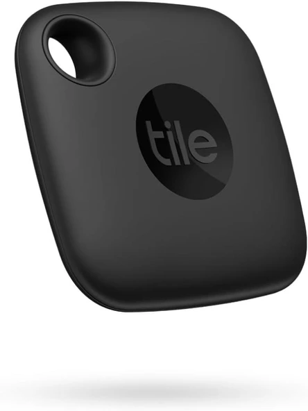 Tile Mate Smart Tag, Siyah, Bluetooth Takip Cihazı - Anahtarlar, Çantalar, Evcil Hayvanlar için Eşya Bulucu, 76 Metre Mesafeye Kadar, Suya Dayanıklı, iOS ve Android Uyumlu Teşhir ürün görseli 1