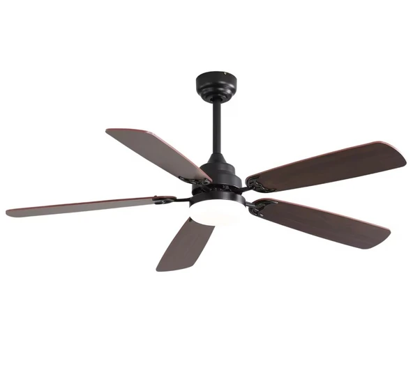 Fancium DKF-510 Kahverengi LED Aydınlatmalı Uzaktan Kumandalı Tavan Vantilatörü ürün görseli 1
