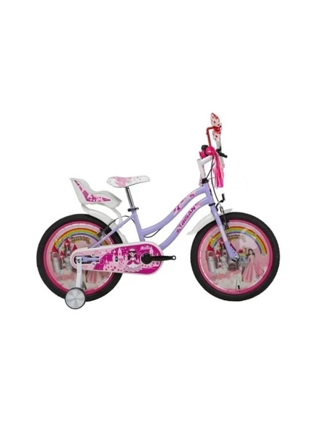 Bisan Queen Kız Çocuk Bisikleti 30CM V 20 Jant Lila Pembe ürün görseli 1