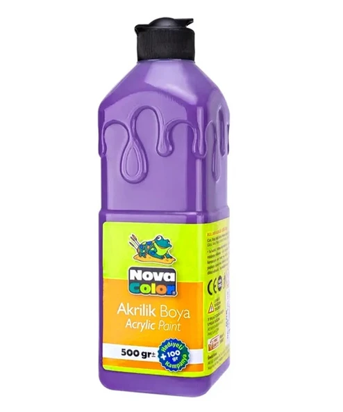 Nova Color Akrilik Boya 500Ml Mor ürün görseli 1