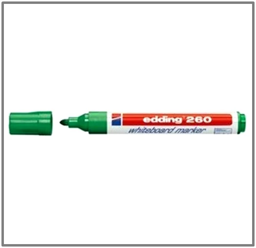 Edding Tahta Kalemi E-260 Yeşil - 5 adet ürün görseli 1