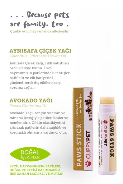 Evcil Hayvanlar İçin Pati Bakım Stick - Resim 3