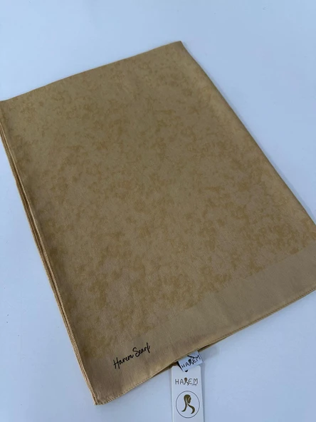 Harem Desenli Pamuk Gold Silvia Buğday Şal HFW0325 ürün görseli 1