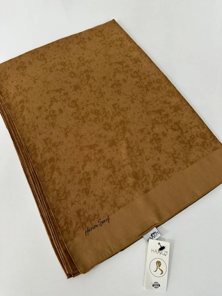Harem Desenli Pamuk Gold Silvia Fındık Şal HFW0323 ürün görseli 1
