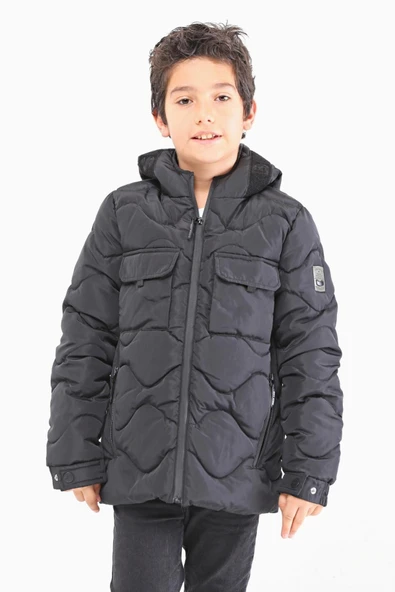 Erkek Çocuk Mont Siyah 51230s ürün görseli 1