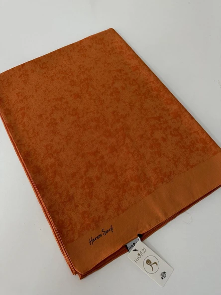 Harem Desenli Pamuk Gold Silvia Kayısı Şal HFW0319 ürün görseli 1