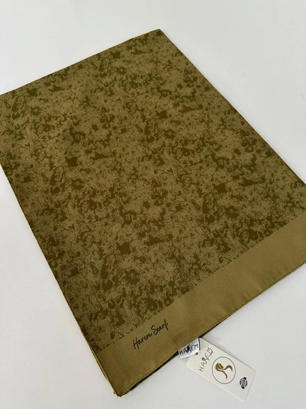Harem Desenli Pamuk Gold Silvia Oksit Şal HFW0312 ürün görseli 1