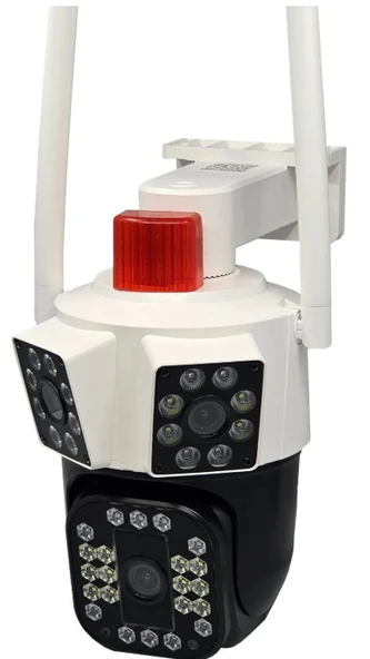 O-KAM Pro 3033 3MP+3MP+3MP 3 Lens Wi-Fi PTZ Kamera ürün görseli 1