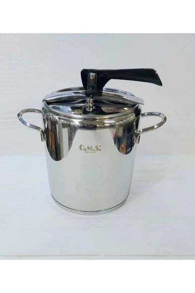 Oms 5110 Silindir Klasik Düdüklü Tencere 7 Litre Silver ürün görseli 1