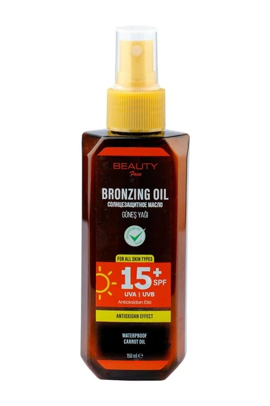 Beauty Face 15 SPF Güneş Yağı - 150 ml ürün görseli 1