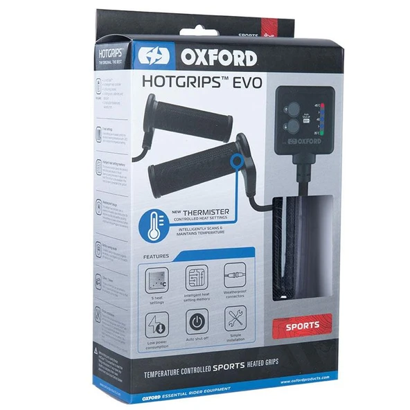 Oxford Motosiklet HotGrips Evo Sports Elcik Isitma EL422 ürün görseli 1