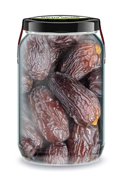 Jumbo Kudüs Hurması Bi Kavanoz 660 cc. Cam Kavanozda Özel Seçme Hurma Kudüs Hurması Medjool Dates ürün görseli 1