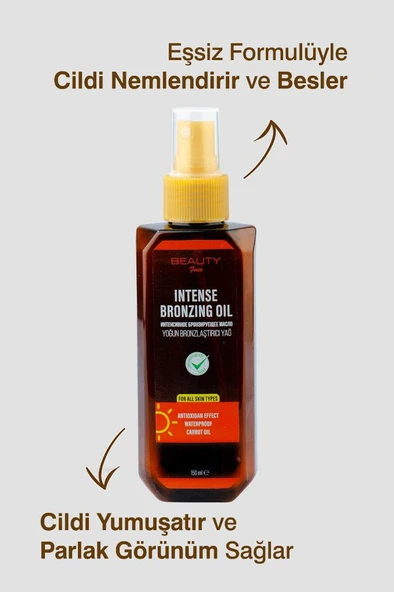 Beauty Face 0 SPF Güneş Yağı - 150 ml ürün görseli 1