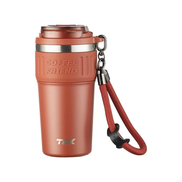 Tkk Çelik Termos Mug 630ML Kırmızı ürün görseli 1