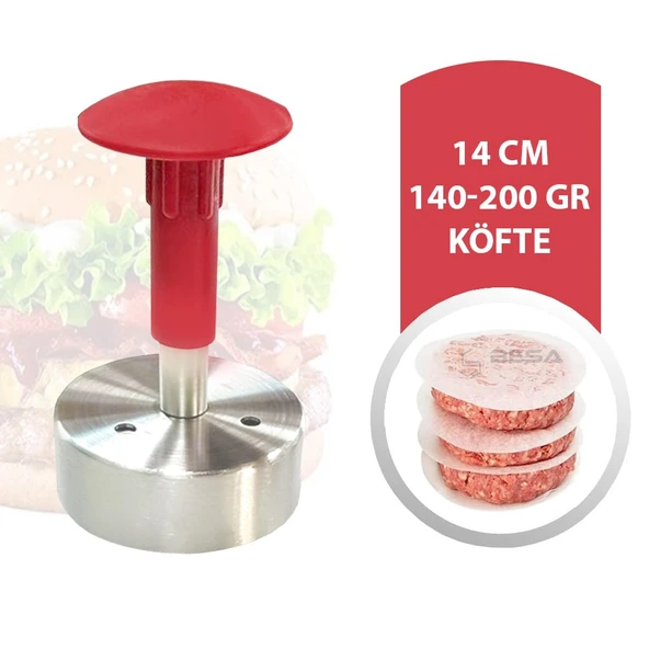 140-200 Gr 14 Cm Hamburger Köfte Kalıbı ürün görseli 1