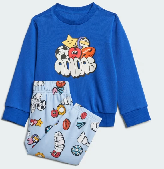 adidas Seasonal Essentials Fun Track Suit Set Kids JI6236 ürün görseli 1