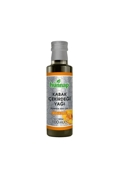 HÜNNAP KABAK ÇEKİRDEĞİ YAĞI SOĞUK PRES 100 ML ürün görseli 1